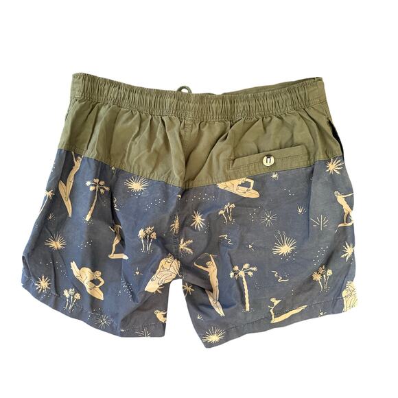 Deus Ex Machina Sandbar Surfers Board Short Size Medium - Picture 2 of 6